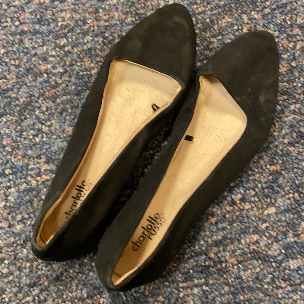 Charlotte Russe Velour flats sz. 8
